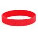 red color logo embossed low relief promotional gifts custom silicone bracelets