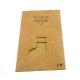 Brown Kraft Paper Packaging Box OEM Socks Gift Box