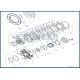 198-15-29280 1981529280 Gearbox Seal Ring For Transmission Bulldozer Wheel Loader KOMATSU