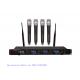 LS-6045 Professional 4 channels UHF wireless microphone system with LCD blacklight / rack mountable