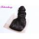 Loose Curl  Human Hair Closure Piece , Brazilian Lace Closure Human Hair