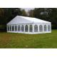 Fireproof Outside Party Tents , 60 Seater Event Canopy Tent Easy Assembly