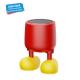 Portable Wireless Hifi Outdoor Mini Speaker with Subwoofer Blue tooth Small Round