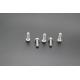 Full Thread Flanged Hex Head Bolts M10X20 Zinc Plated For Mechanical Machine