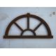 Old Cast Iron Antique Window Frames For Lighting French Style H36xW67CM