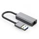 Super Speed 1000Mbps Metal Shell USB 3.0 to Gigabit RJ45 Ethernet Adapter