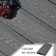 Custom Interlock Outdoor WPC Decking Board Above 18mm Thickness with Wood Grain Surface
