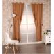 Embrossed Fleece Polyester  Black Out Window Curtain