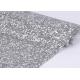 54 Width Silver Glitter Cotton Fabric For Making Shoes Material And Wall Covering