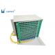 Light Weight Fiber Optic Breakout Box Electrostatic Spraying 144 Cores Loaded In Cabinet