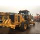138kW Used Wheel Motor Grader CAT 140H for Road Maintainance Using