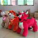 Hansel  amusement kiddie ride on stuffed electric mountable animals for kids