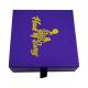 Custom Shape 8x8 Small Slide Drawer Gift Box Art Paper Jewelry Sliding Box With Handle 2mm Thickness