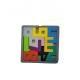 Square Learning Children Puzzle Silicone Rubber Toy 15x15