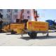 Ready Mix Electric Concrete Pump With Mixer Movable Automatic Unloading