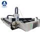 Open Type 3015 Three Chuck Tube And Plate Fiber Laser Cutting Machine 3000w CNC Laser Cutter With Exchange Platform