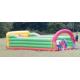 Colorful Bungee / Trampoline Inflatable Amusement Park For Adult