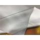 Silver PU Reflective Fabric Garment Leather Fabric 0.13mm For Outdoor Safety Coat