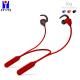 Wireless CSR V4.1 Neckband Bluetooth Earphones RoHS Certification