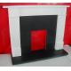 Black 150x11x45mm Modern Marble Mantel For Indoor