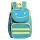 Neoprene Boys Children School Backpack Bag , Blue Zipper Kids Schoolbags
