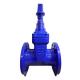 Customized Resilient Seated Ductile Iron Valve Double Flanged Sluice Valve