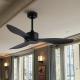 Domestic ABS Fan 3 Blades 42 Inches Remote Control Frequency Conversion Ceiling Fan