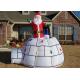 Christmas Decorations Advertising Inflatables Big Red Santa Claus And Tent