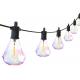 Waterproof IP65 50Ft Outdoor Bulb String Lights With 25Pcs E12 Sockets