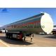 35 Cbm Oil Truck Tanker , Fuel Tanker Semi Trailer  For Diesel And Petrol