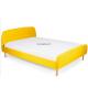 Modern Fabric bed bedroom furniture soft beds frame,color optional.