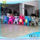 Hansel christmas amusement rides shopping mall for kid 4 wheel kid ride electric animal scooter token operated machines