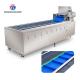 240KG Automatic large prefabricated vegetable washing machine central kitchen bubble washing vegetable equipment
