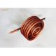 Heat Exchanging Copper / Cupronickel Water Heating Coil 0.75MM Fin Thickness for Water Tank