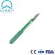 Stainless Steel Surgical Scalpel Blade , Side Activated Single Use Scalpel