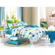 Queen / King Size Polyester Girls Bedroom Bed Sets Environmental Friendly Disperse Printing