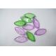 colorful acrylic leaf shape diy accessories beads