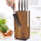 Rotatable Extra Large Capacity Magnetic Knife Holder Storage For Kitchen Counter Top