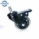 Black Roller Wheel Casters With Top Plate Mount Type For Easy Installation