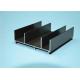 Custom Extruded Aluminum Shapes 6063 T5 , Bronze Anodised Aluminium Profiles