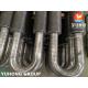 Carbon Steel Seamless U Bend Finned Tube For Condensers HT/ET