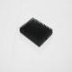 Anodizing Black Pin Fin Cold Forged Heat Sink With Aluminum 1070 Width 15cm