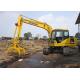 Material Handling Excavator Rotating Grapple Mini Digger Attachments Easy Operate