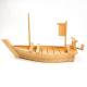Sustainable Bamboo 70cm Sushi Boat Tray With Flagpole