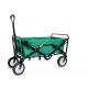 Green Four Wheel Heavy Duty Collapsible Wagon Large Capacity Versatile