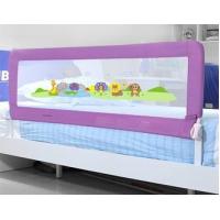 Purple Safety First Bed Rails For Children , Woven Net Kids Bed Rails