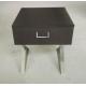 wooden night stand with metal base/bed side table, casegoods,hotel furniture NT-0084