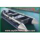Rigid Hull Fiberglass Small Inflatable Boats With Heavy Duty Aluminum Floor