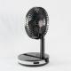 HEBRONFAN Pedestal Table Fan Desktop Fan Portable Rechargeable Usb Powerful Air Cooler Stand
