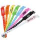 Custom Disposable Wristband Plastic Vinyl PVC Neon Fluorescent Color Waterproof Event Party Gift Wristband